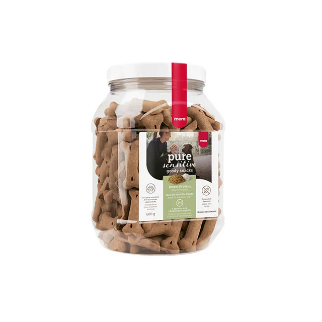 mera Goody Snacks hundekjeks 600 g insekt ris