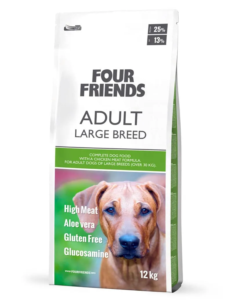 Four Friends Adult Large Breed hundemat stor rase