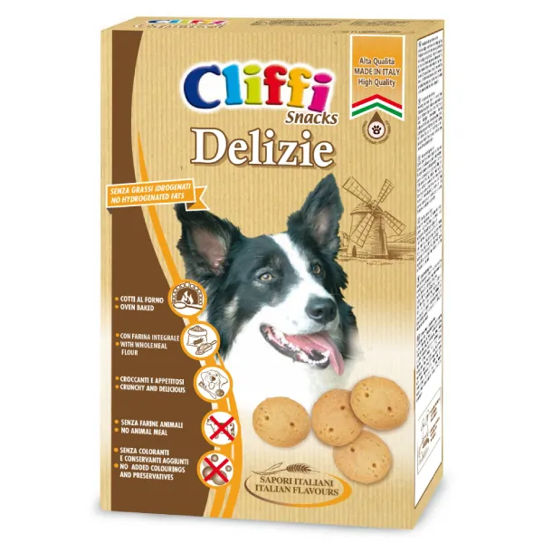 Cliffi Delizie hundekjeks 400 g fullkorn