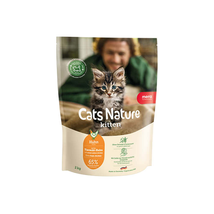 mera Cats Nature Kitten kylling 400 g kornfri