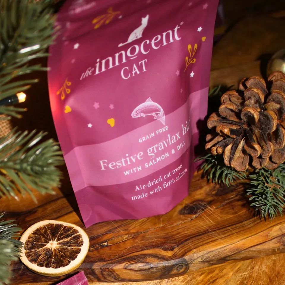 The Innocent Hound Festive Gravlax Bites kattegodbiter 70g laks