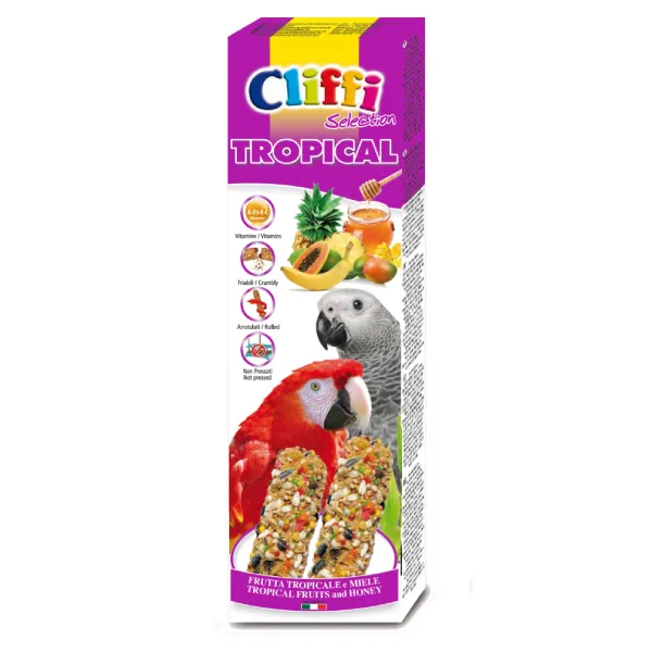 Cliffi Sticks Tropical papegøyesticks 150 g honning