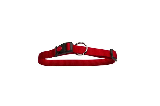 Valpehalsbånd nylon 15 mm 30-45 cm sikkerhetsspenne