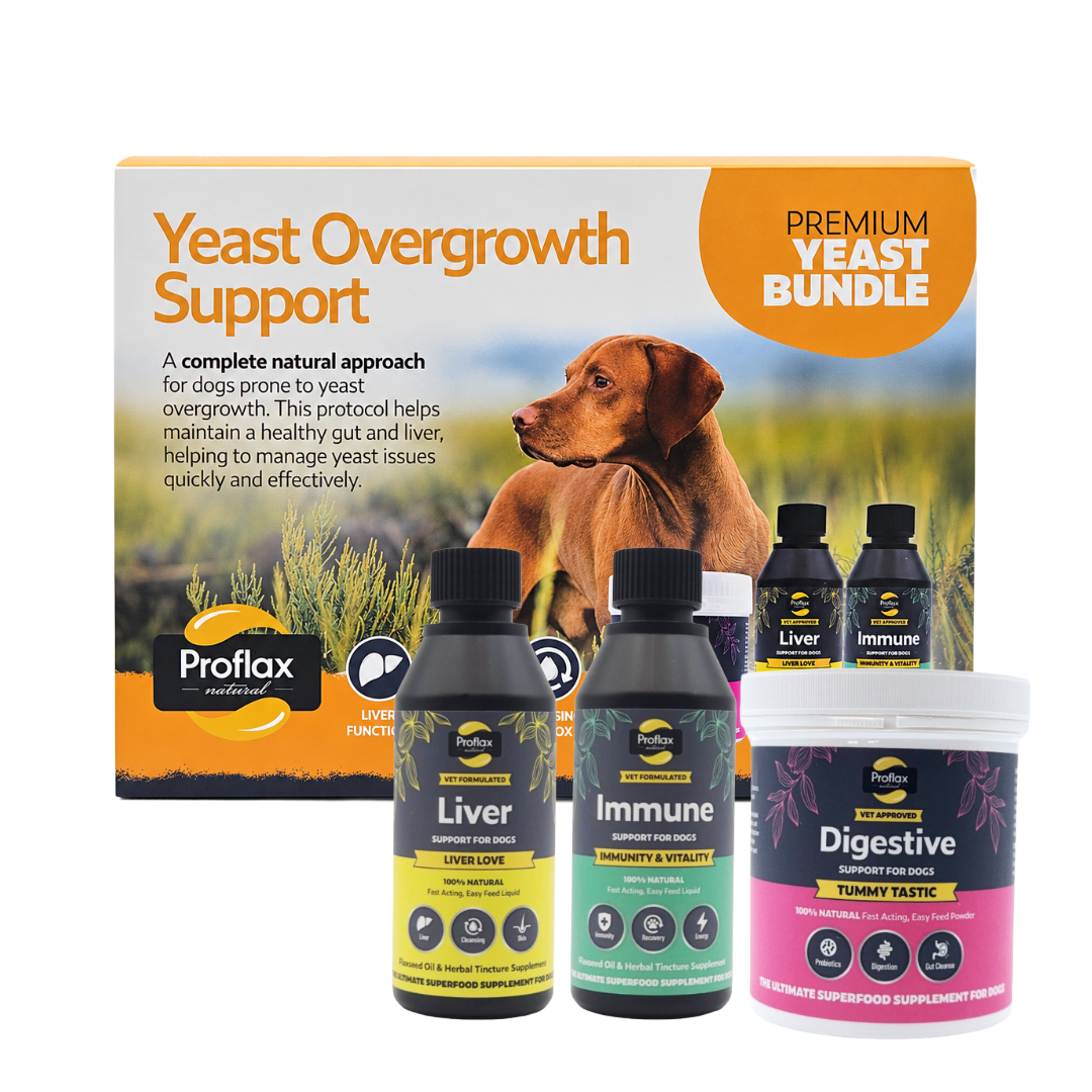Proflax Yeast Premium pakke til hund for tarm og lever