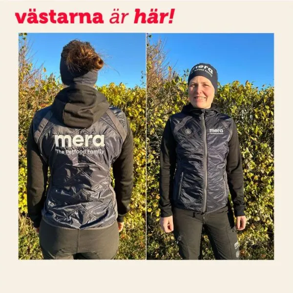 Uhip Hybridvest turvest brodert blå str 36-42