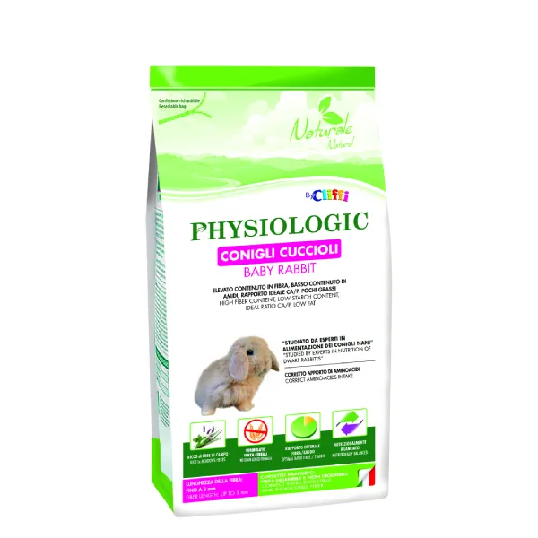 Cliffi Physiologic kaninfôr 800 g baby dvergkanin