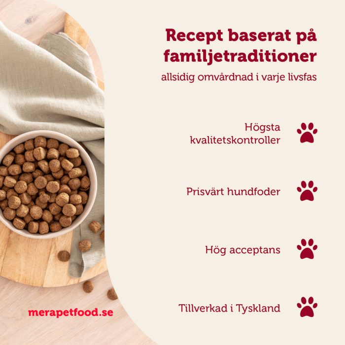 Mera Essential Active tørrfôr hund 12,5 kg kylling