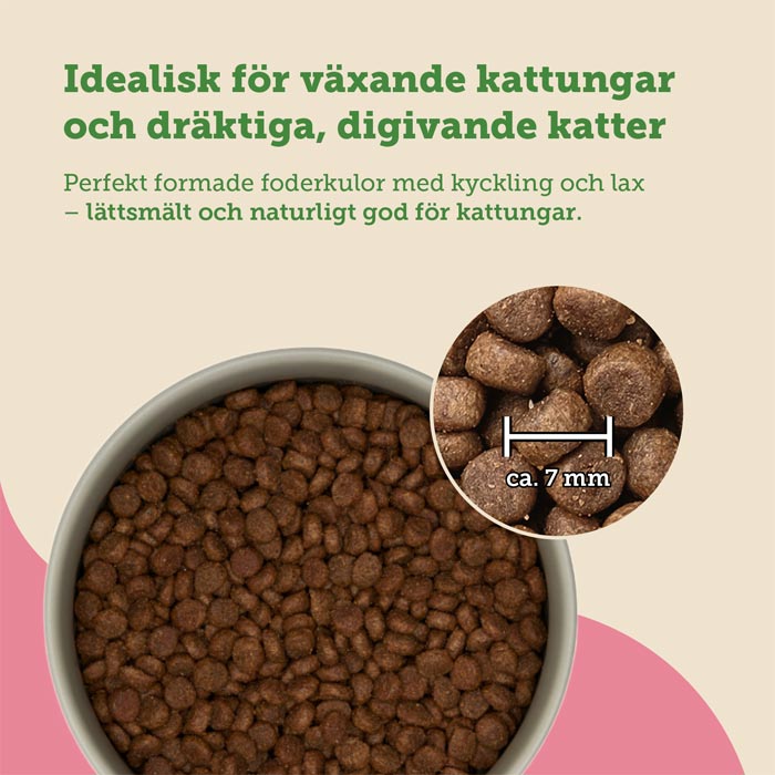 Mera Cats Nature Kitten tørrfôr kattunge 400 g laks