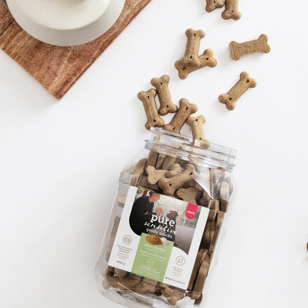 Mera Goody Snacks Insect Protein hundekjeks 6x600g