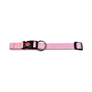 Valpehalsbånd nylon 15 mm 30-45 cm sikkerhetsspenne