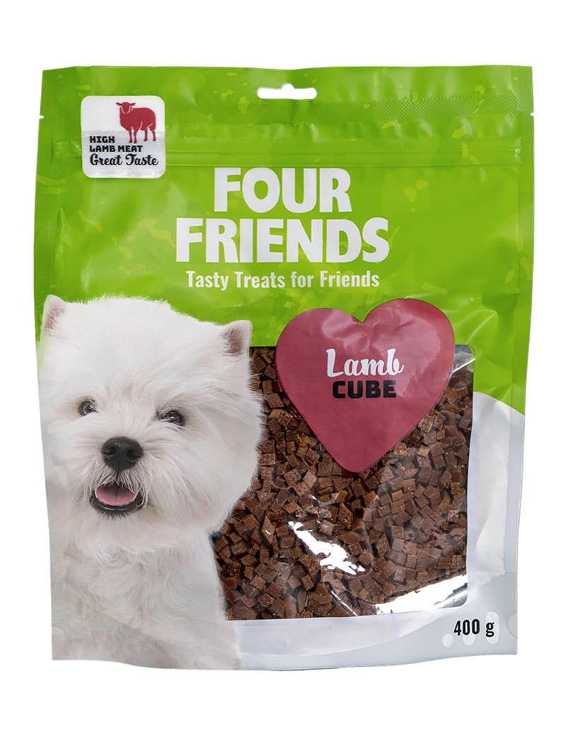 Four Friends Lamb Cube hundegodbiter lam