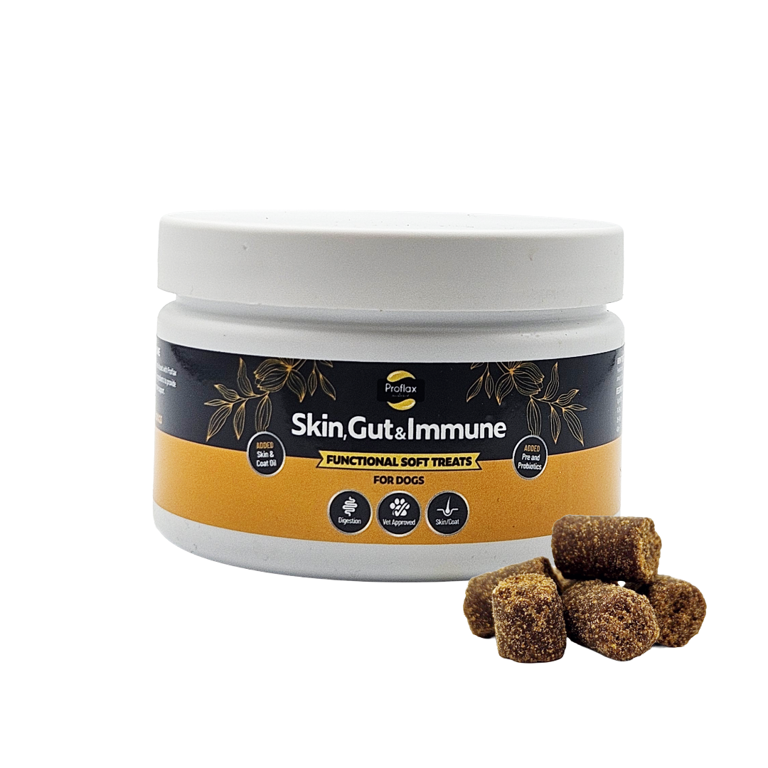 Proflax Skin Gut Immune tyggebiter til hund 120 g hud
