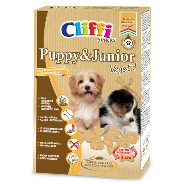 Cliffi Puppy & Junior hundesnacks 300 g vegetabilsk
