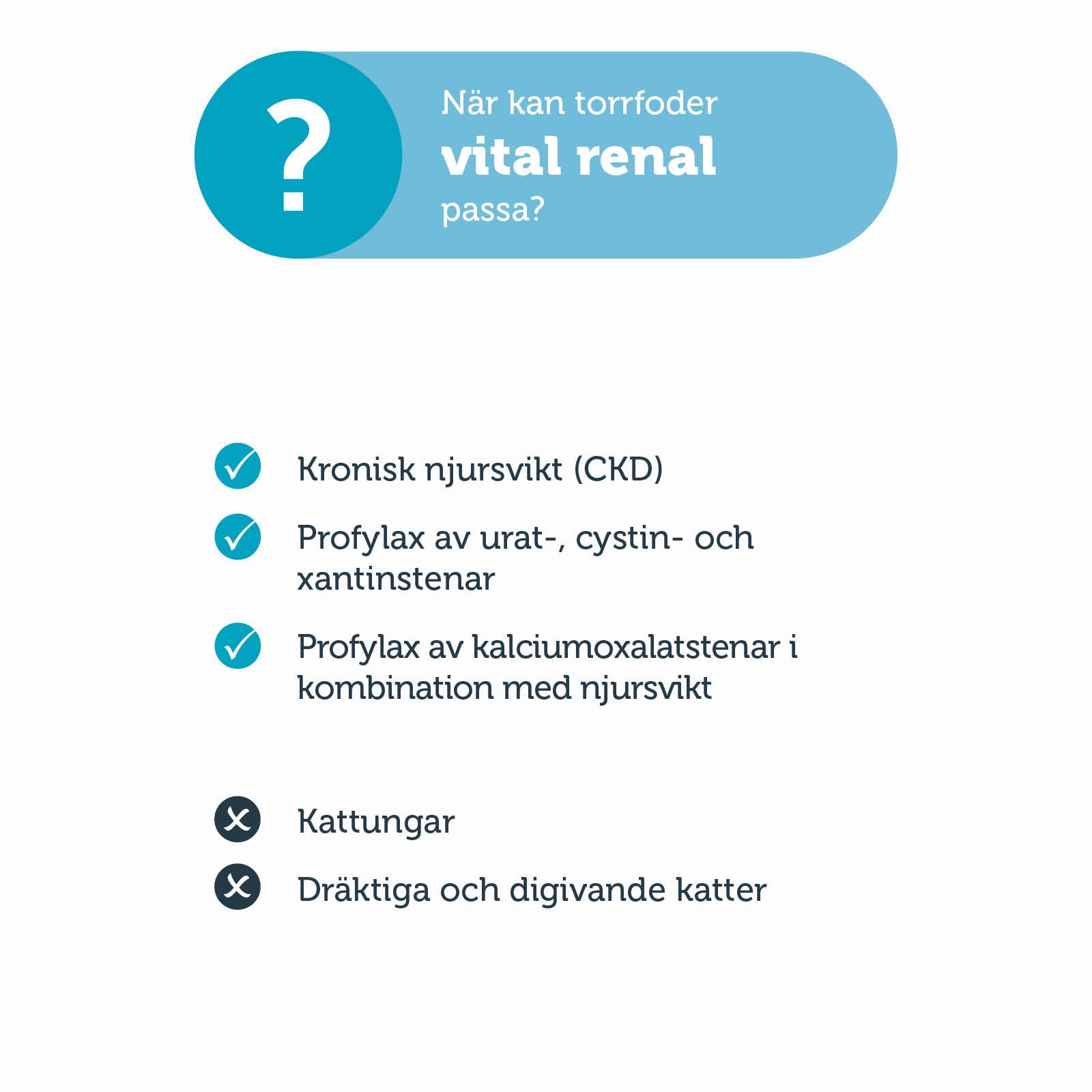 Mera Vital Renal tørrfôr katt 3 kg nyre