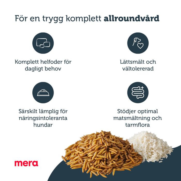 Mera pure sensitive Insect protein hundemat 1 kg insekt