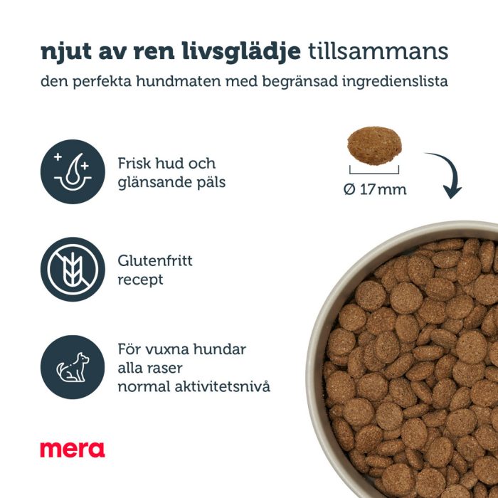 Mera Pure & Light laks hundefôr glutenfri lavfett