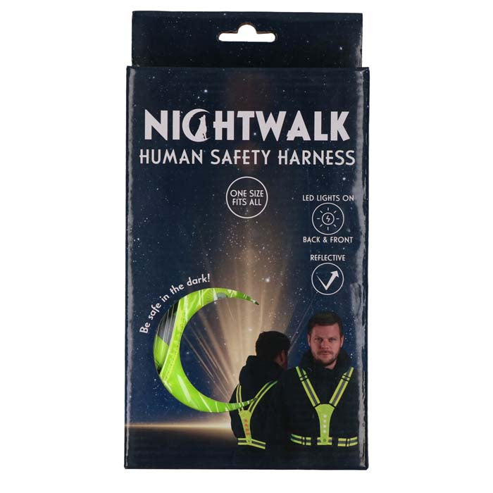 Mera Nightwalk Yellow reflekssele med LED gul one size