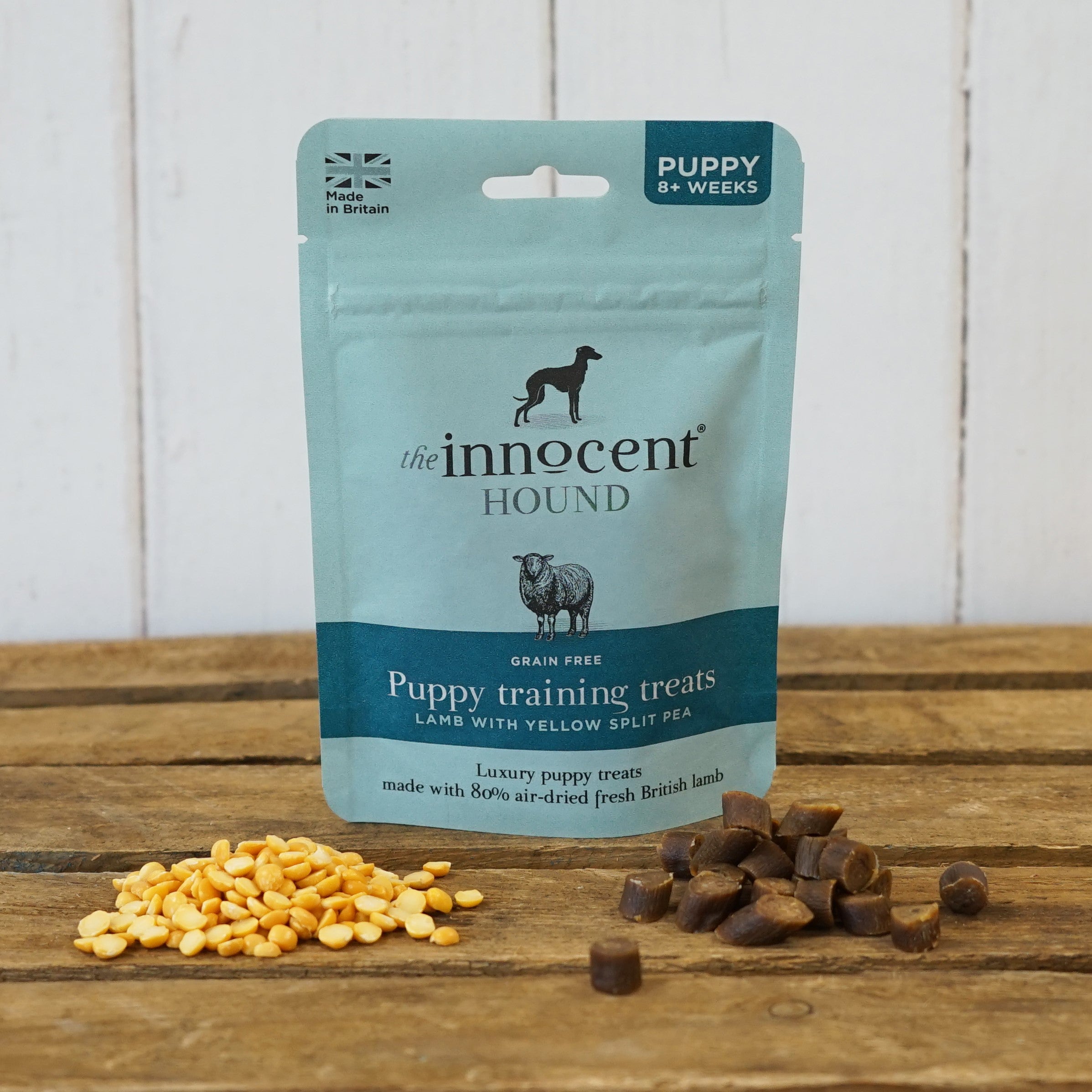 The Innocent Hound Puppy Training Treats hundegodbit 70g lam