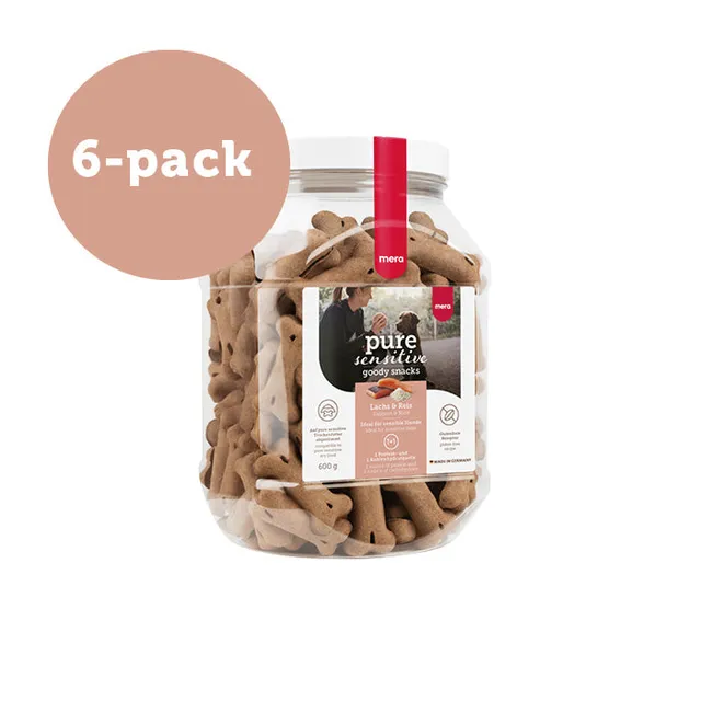 Mera Goody Snacks Laks Ris hundekjeks 3,6 kg