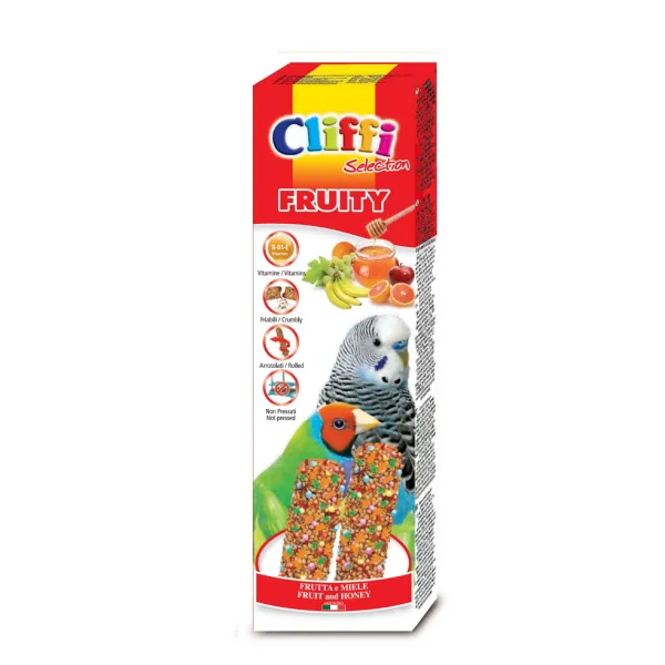 Cliffi Fruity fuglestenger 60 g honning frukt