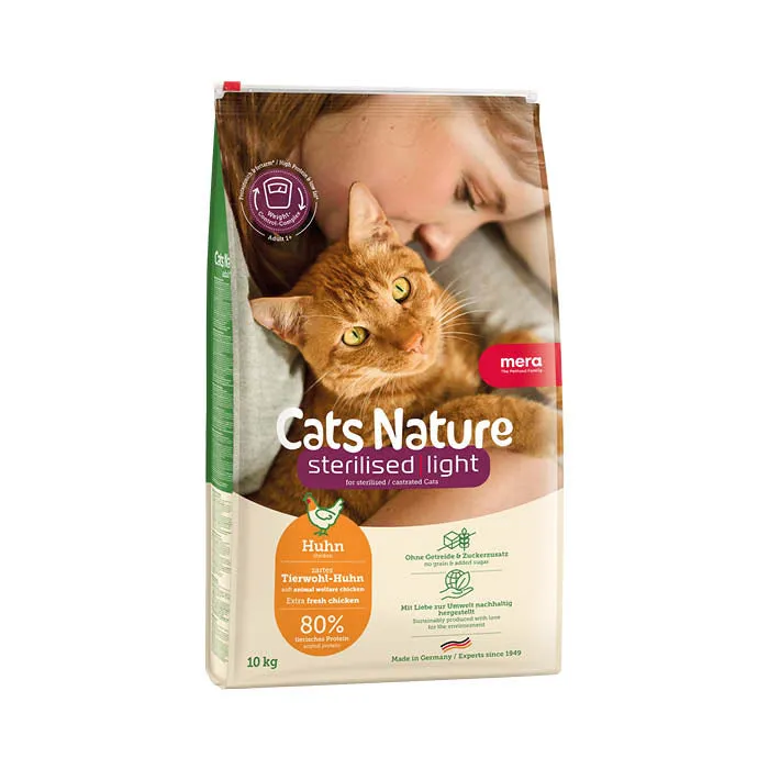 Mera Cats Nature Sterilised tørrfôr katt 400 g kylling