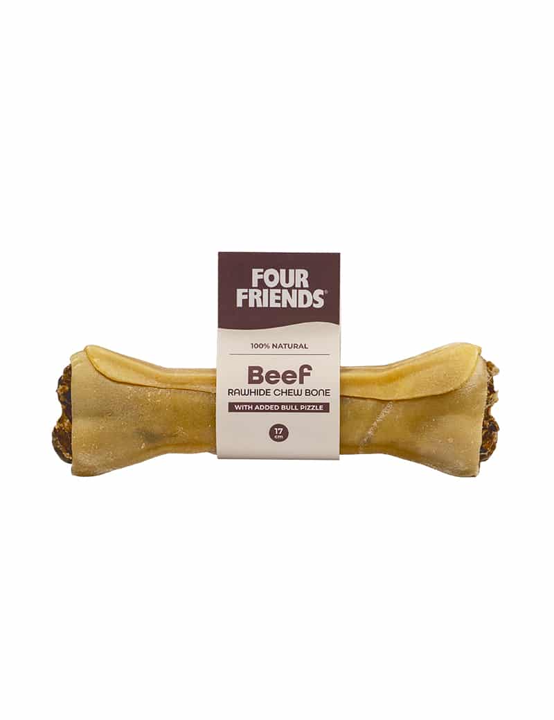 Four Friends Beef Rawhide tyggebein okse bull pizzle
