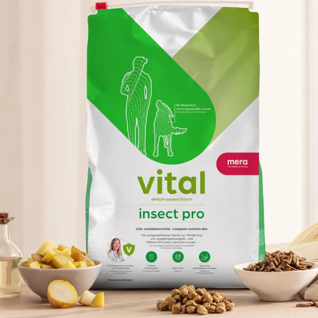mera vital Insect Pro tørrfôr hund 3 kg insekt