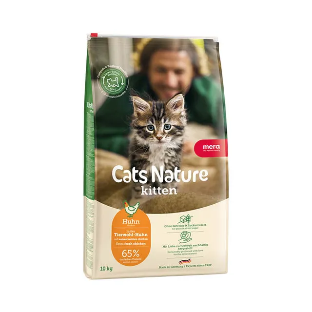 mera Cats Nature Kitten kylling 400 g kornfri