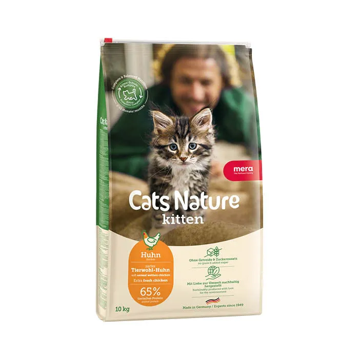 mera Cats Nature Kitten kylling 400 g kornfri