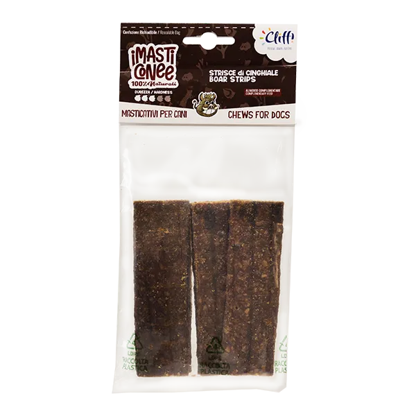 Cliffi Boar Strips tyggesnacks 100 g villsvin