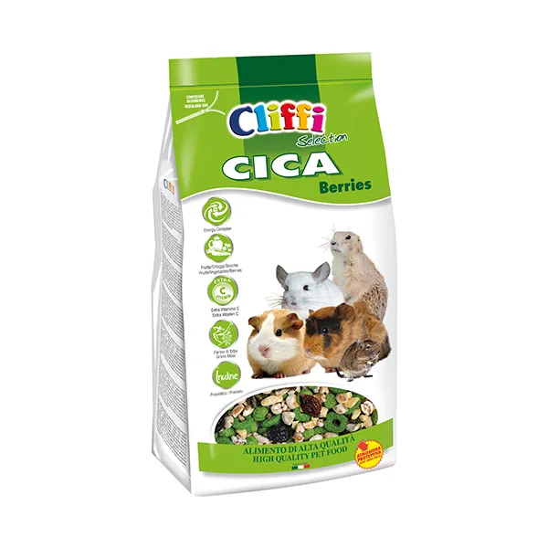 Cliffi Cica Berry Selection gnagerfôr 800 g vitamin C