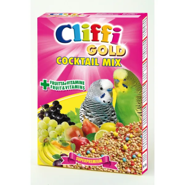 Cliffi Cocktail Mix Gold undulatfôr 300 g frukt
