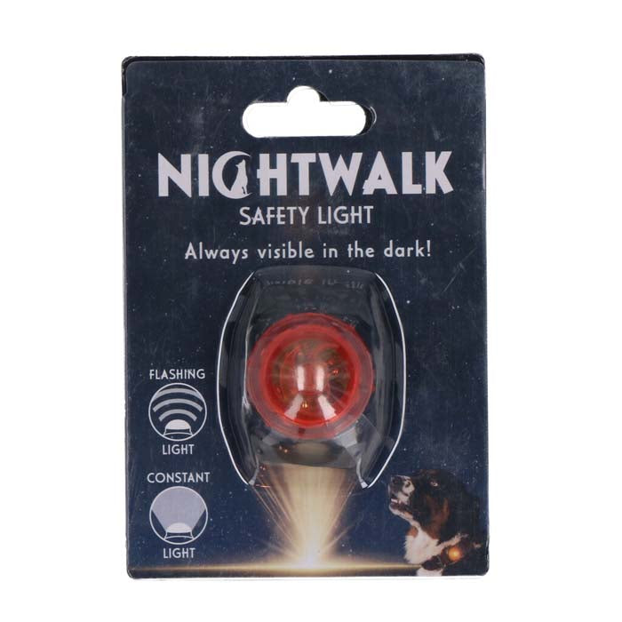 Mera Nightwalk LED-lampe til hundehalsbånd blå synlig 200 m
