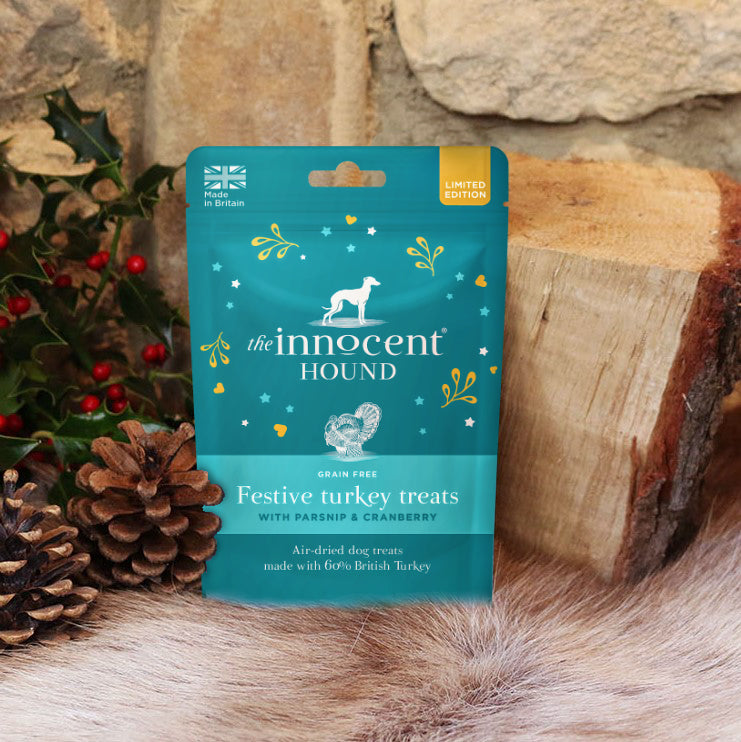 The Innocent Hound Festive Turkey hundegodbiter 70 g kornfri