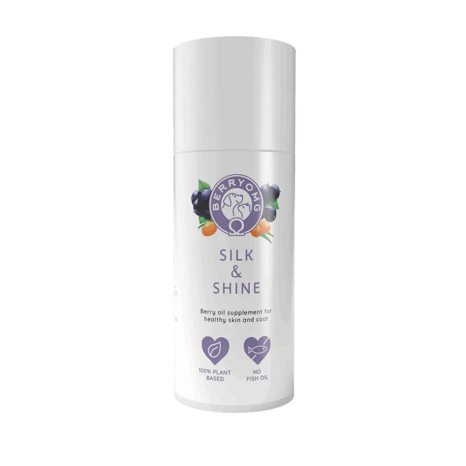 BERRYOMG Silk & Shine olje 50 ml solbær tilskudd