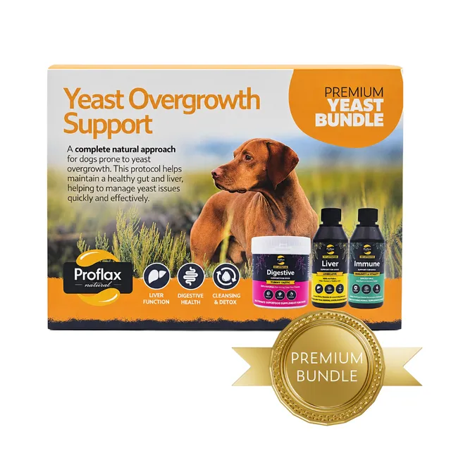 Proflax Yeast Premium pakke til hund for tarm og lever