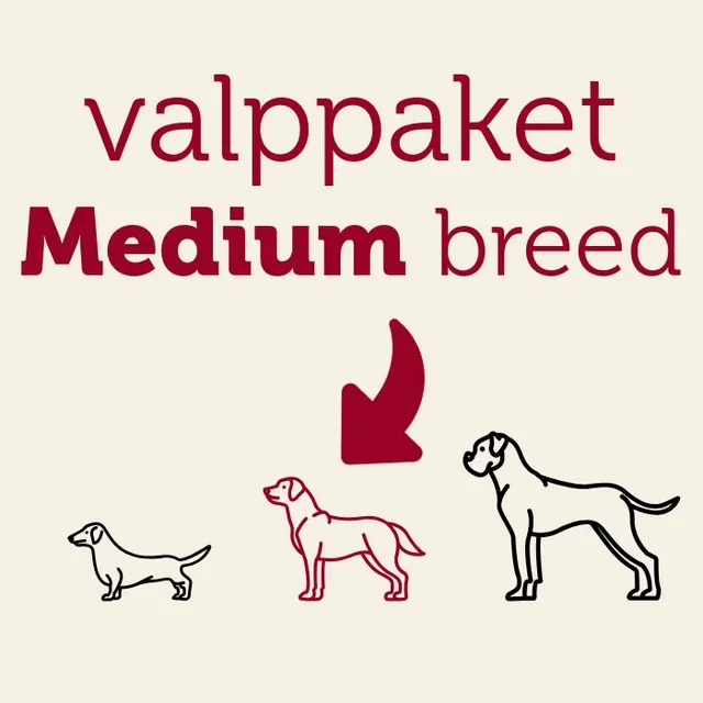 Mera Valppaket Medium Breed valpepakke kalkun ris
