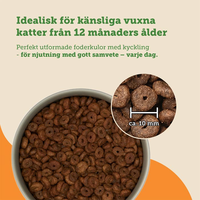 Mera Cats Nature Sensitive Chicken tørrfôr 400 g kornfri