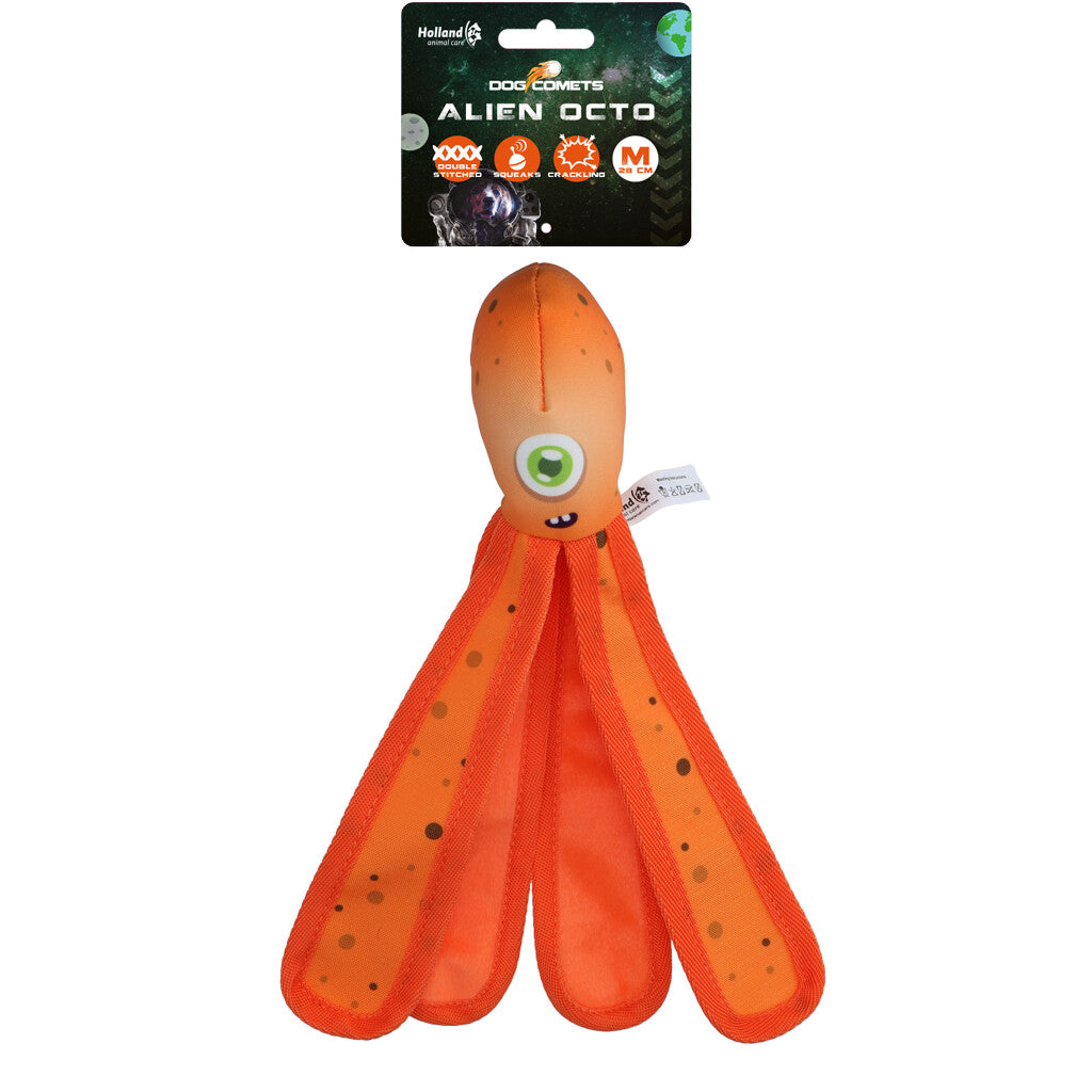 Dog Comets Alien Octo hundeleke flytende grønn M