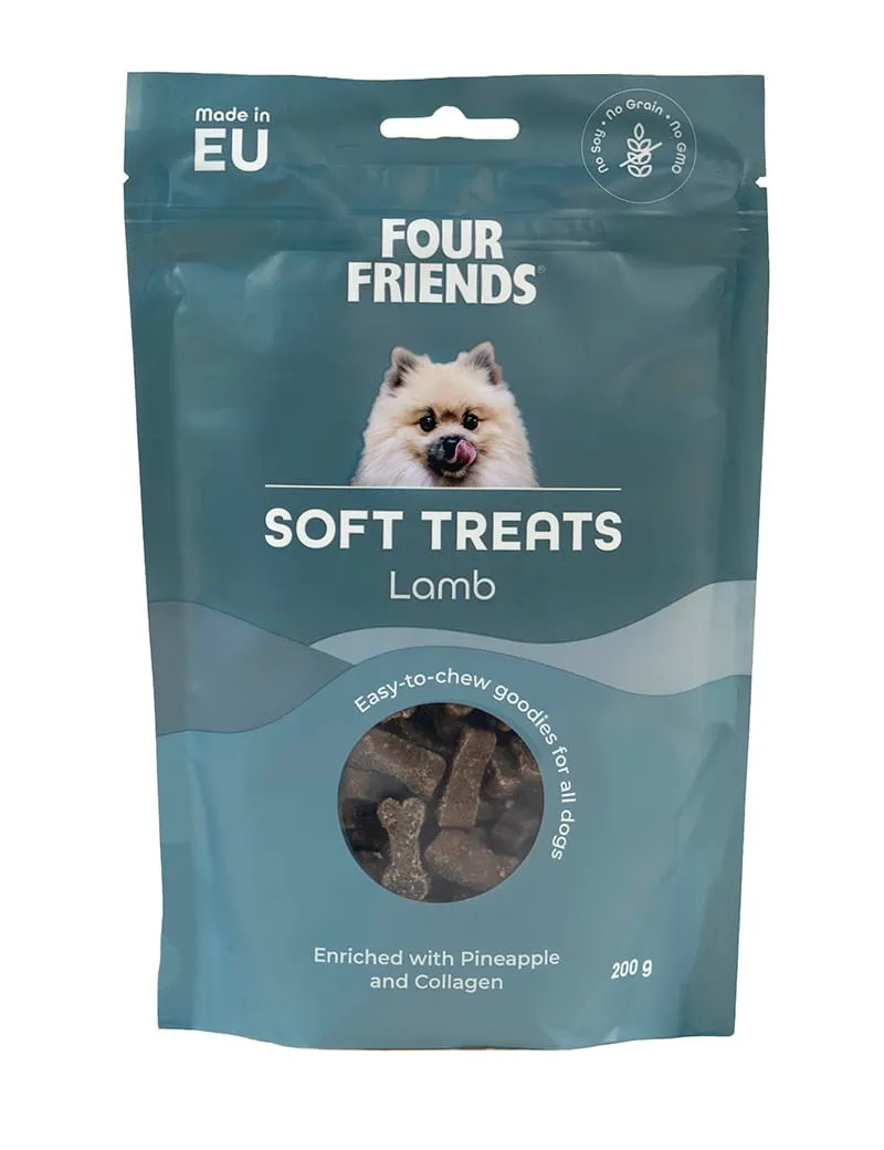 Four Friends Soft Treats Lamb hundegodbiter lam myke