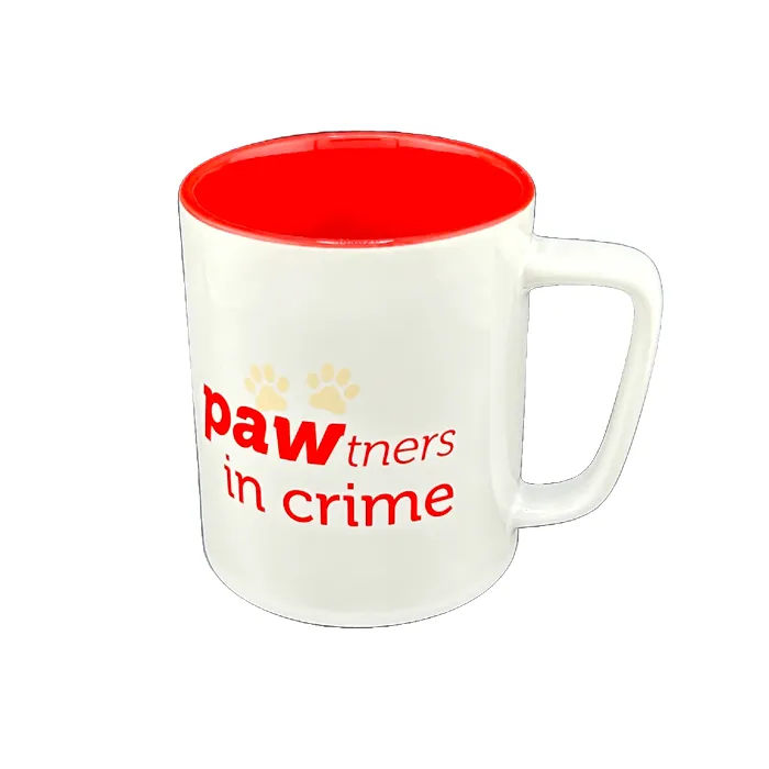 Mera Purrfect PAWtners krus katt rød
