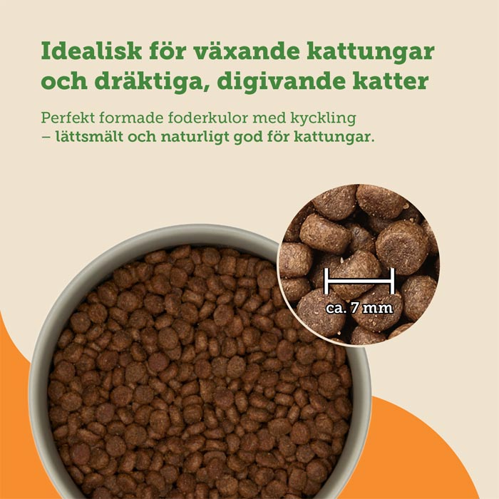 mera Cats Nature Kitten kylling 400 g kornfri