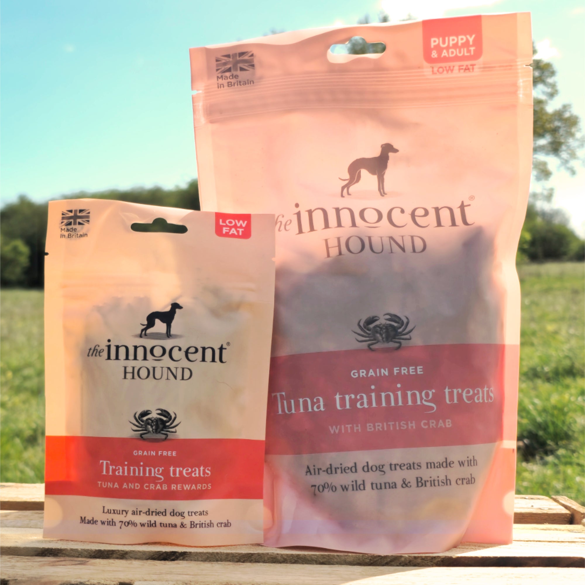 The Innocent Hound Training Treats Tuna Crab hundesnack 70 g lavfett