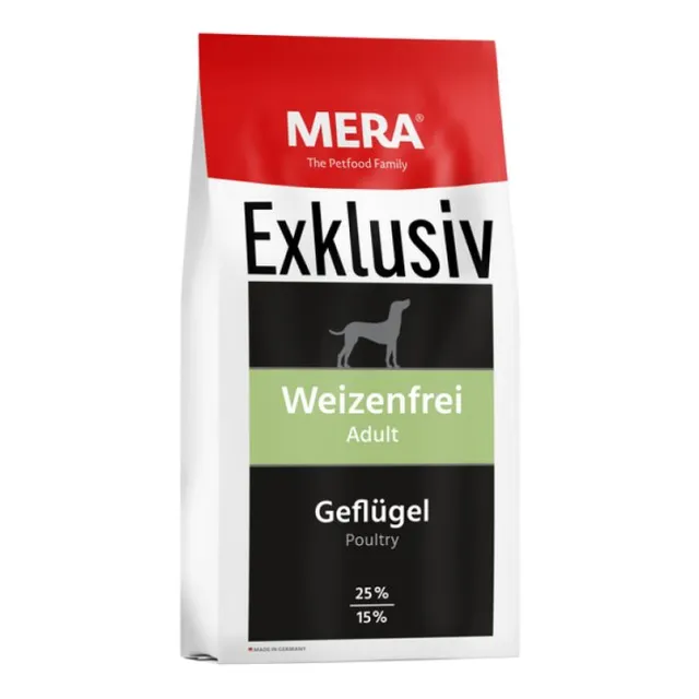 Mera Exklusiv Kylling tørrfôr hund 15 kg hvetefri