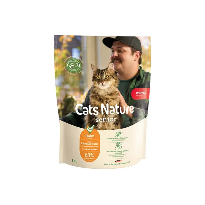 Mera Cats Nature Senior tørrfôr katt 400 g kylling 8+