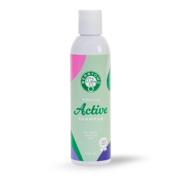 BERRYOMG Refreshing Active hundesjampo dyprens urte 200ml