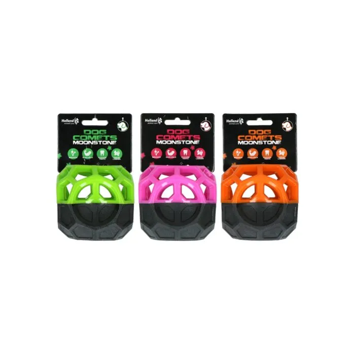 Dog Comets Moonstone Treat Cube hundeleke grønn gummi