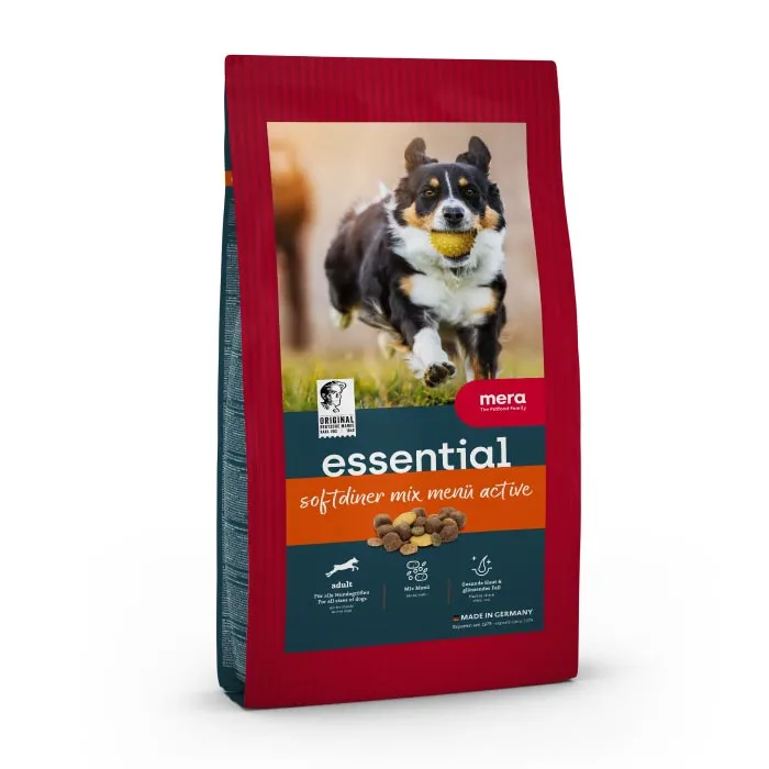 Mera essential Softdiner tørrfôr hund 12,5 kg familiehund