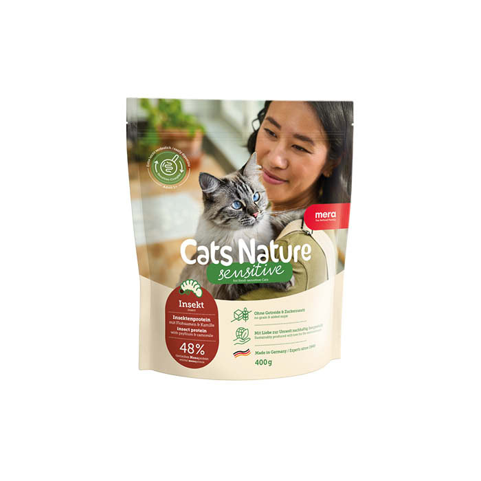 Mera Cats Nature sensitive Insect tørrfôr katt 400 g kornfri