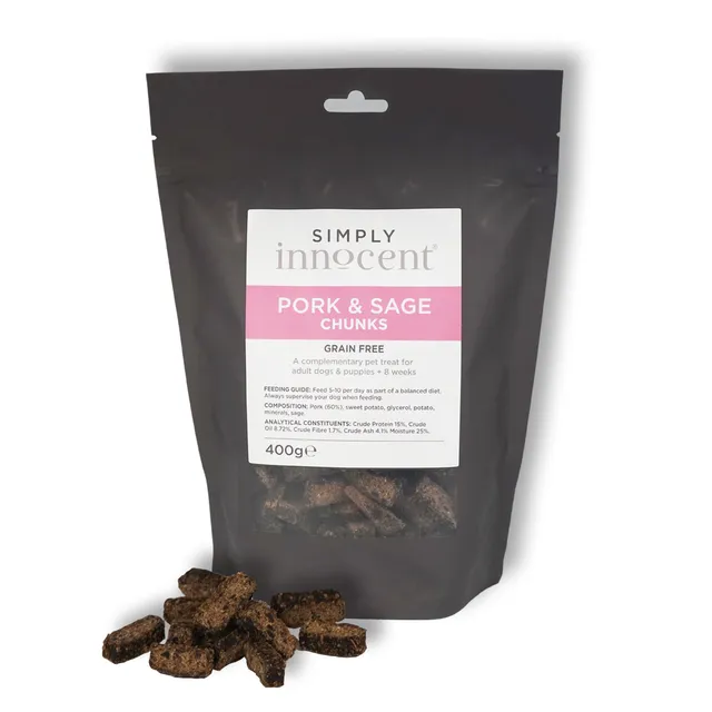 Simply Innocent Pork Sage hundebiter 400 g svin